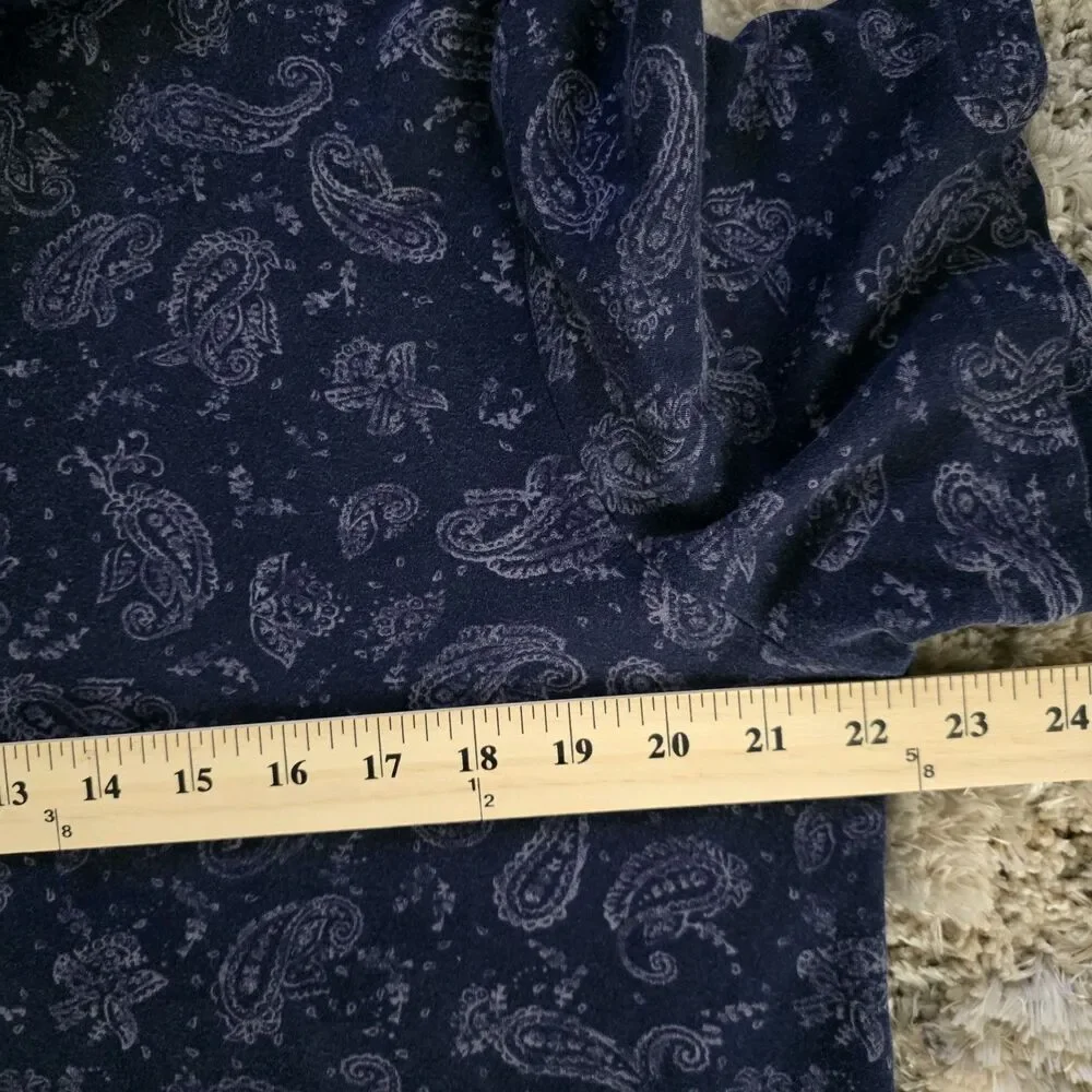 Polo Ralph Lauren Classic Fit Medium Paisley Polo Blue Bandana Print